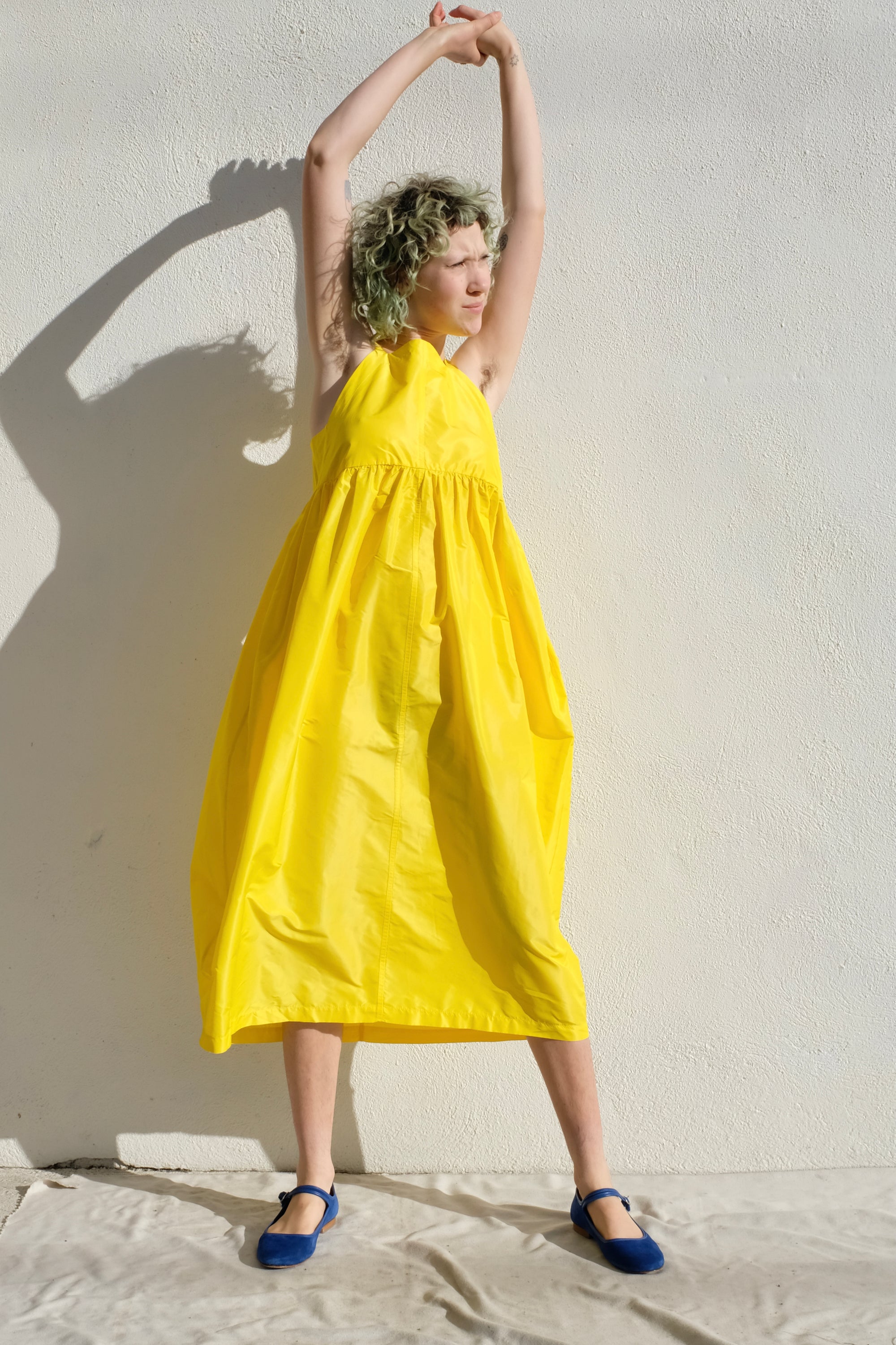 Rachel Comey Fresco Dress Taffeta / Citron