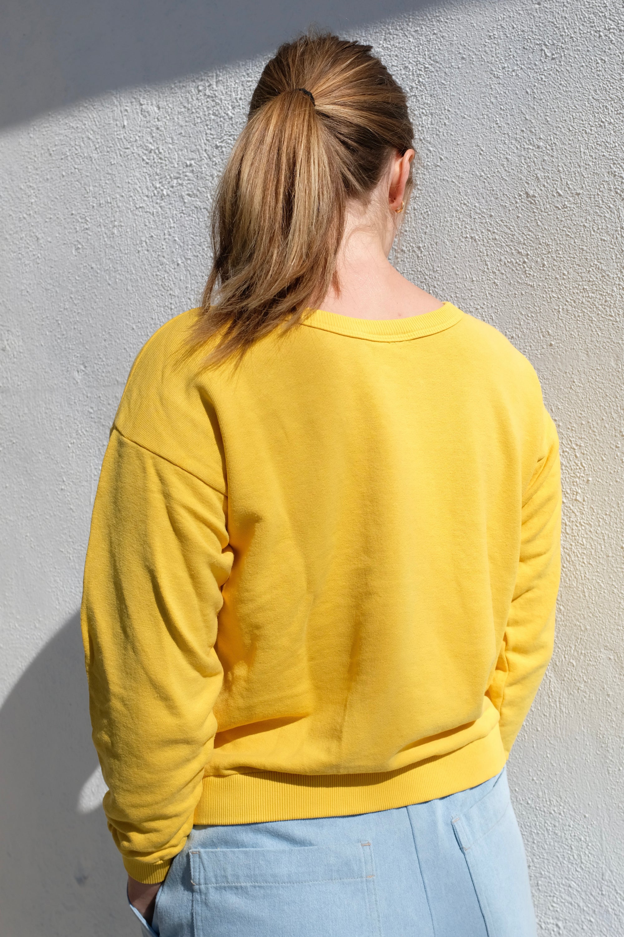 Jungmaven Crux Crop Sweatshirt / Sunshine Yellow