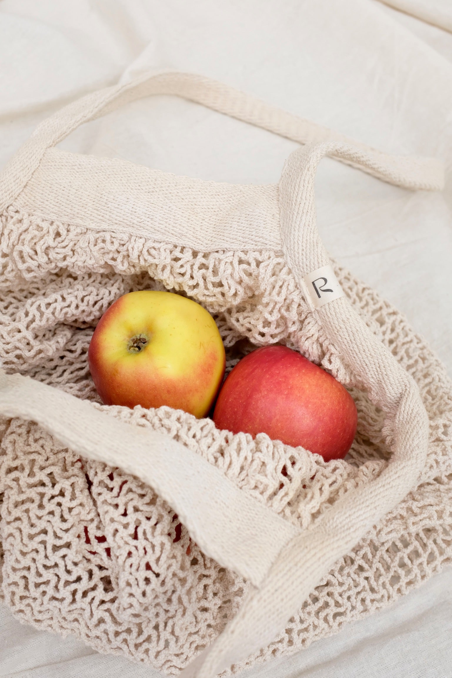 Roem Textiles Organic Cotton Market Bag, Natural