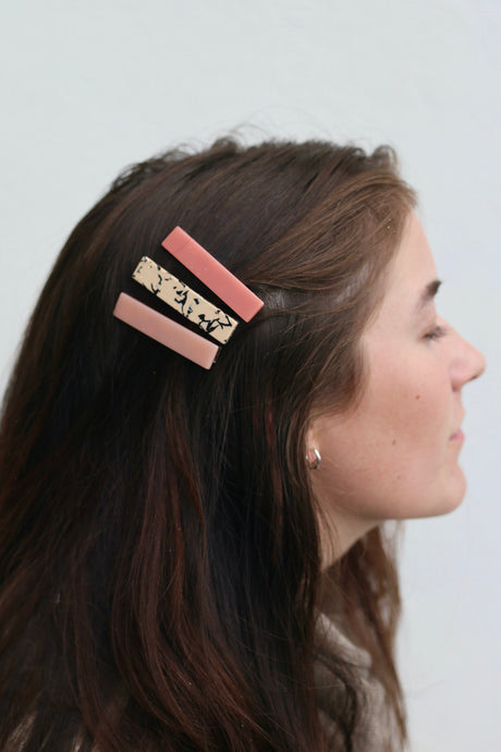 Nat + Noor Flora 3 Clip / Rose