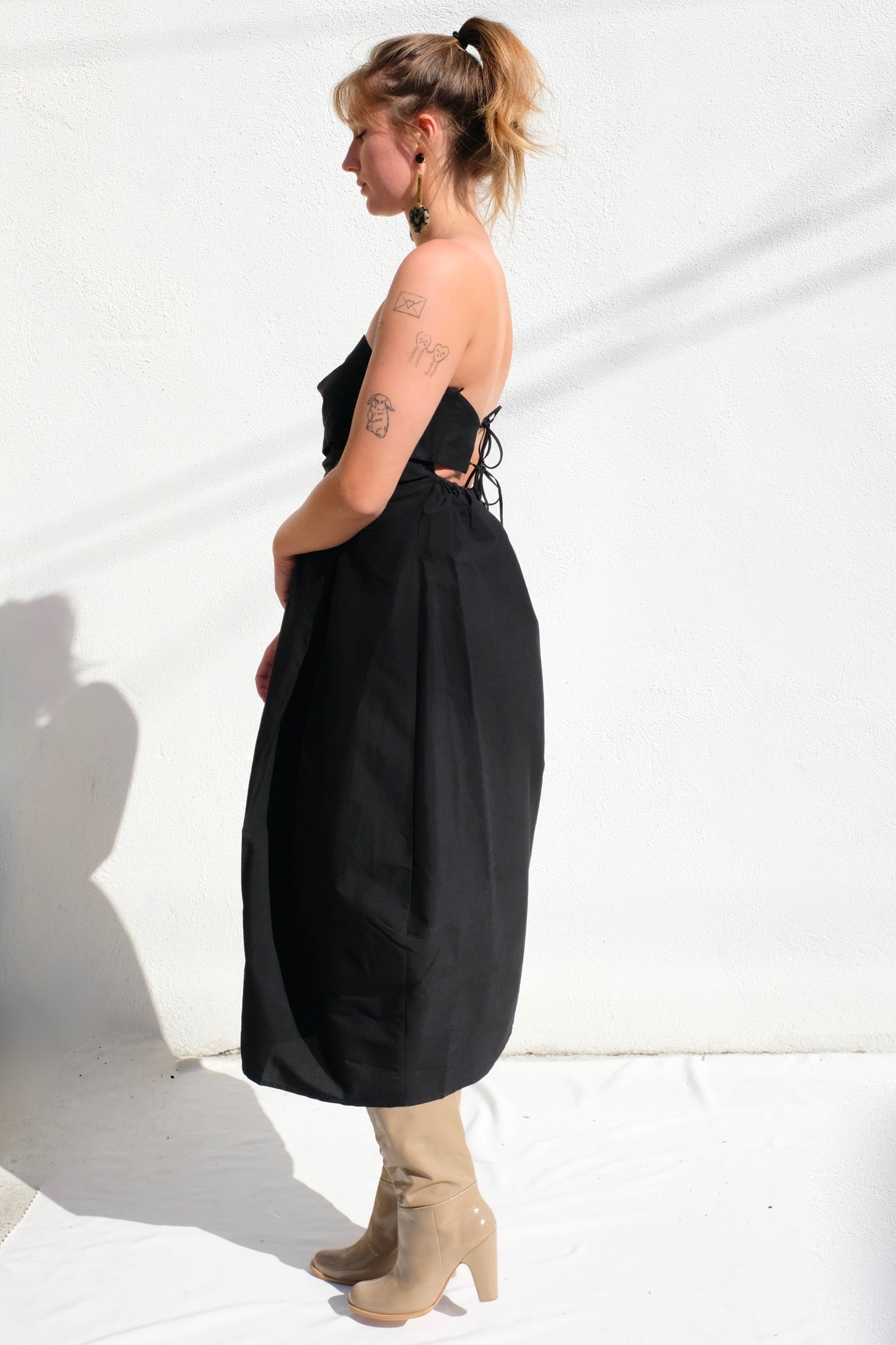 Cordera SS23 Strapless Dress / Black