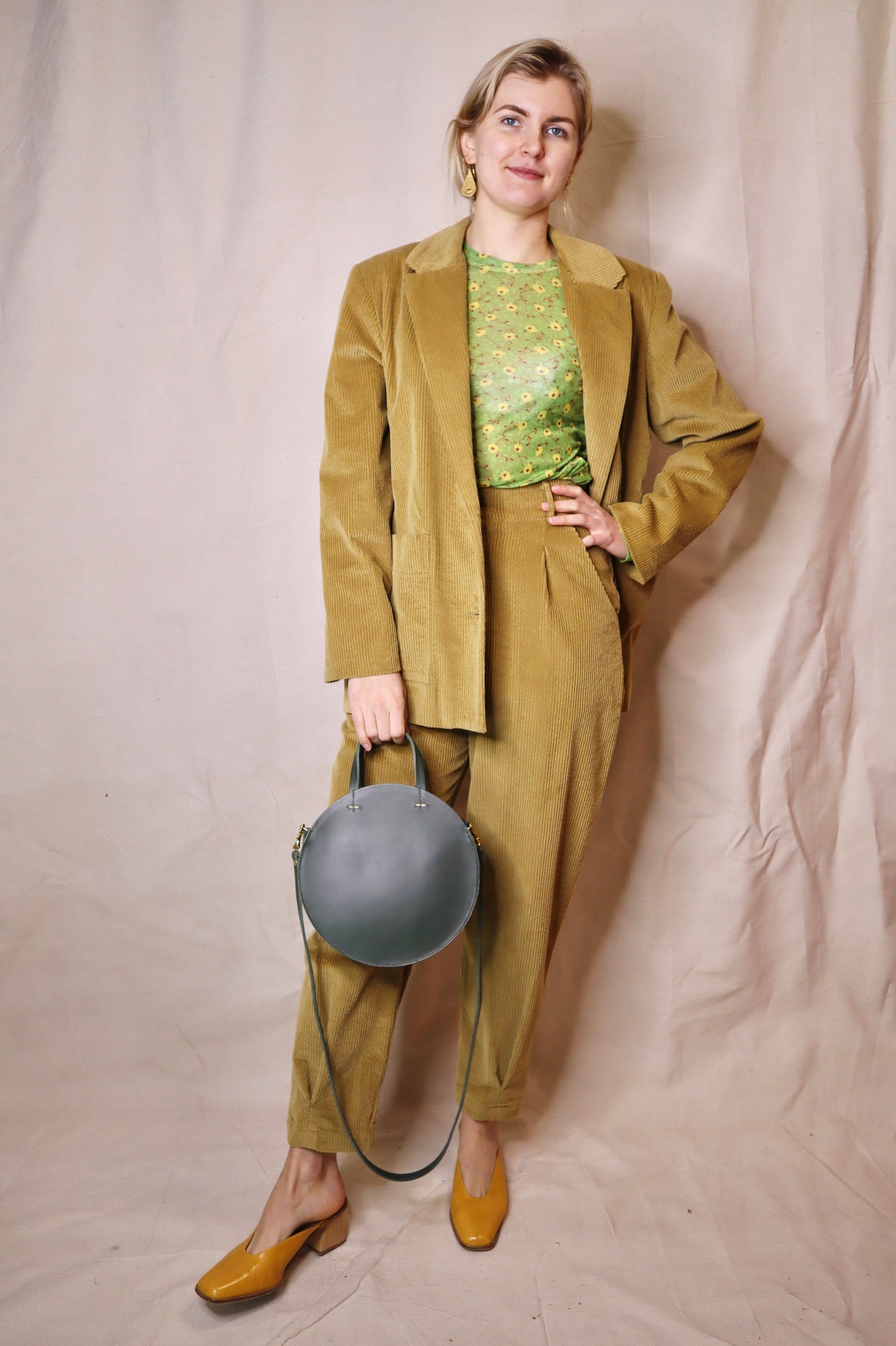 No.6 Ash Tee / Lemon Ditsy