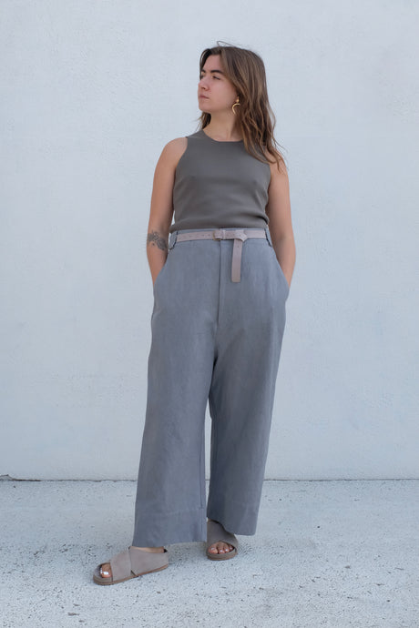 Lauren Manoogian Stretch Tank / Lead