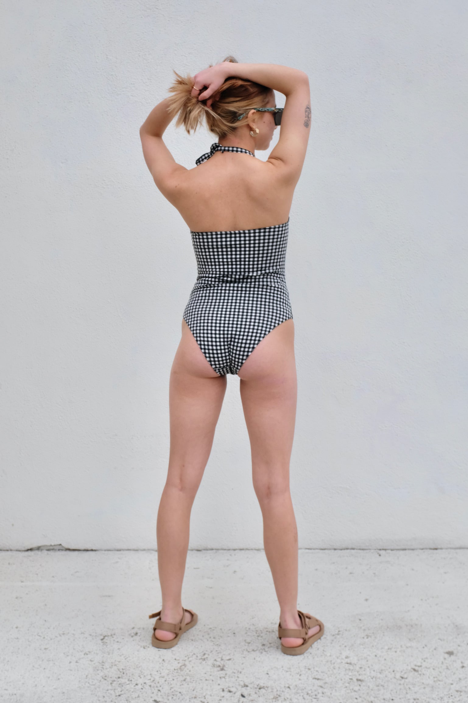 Gingham one best sale piece swimsuit