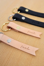 Loper & Haas Keychain / Black with Silver