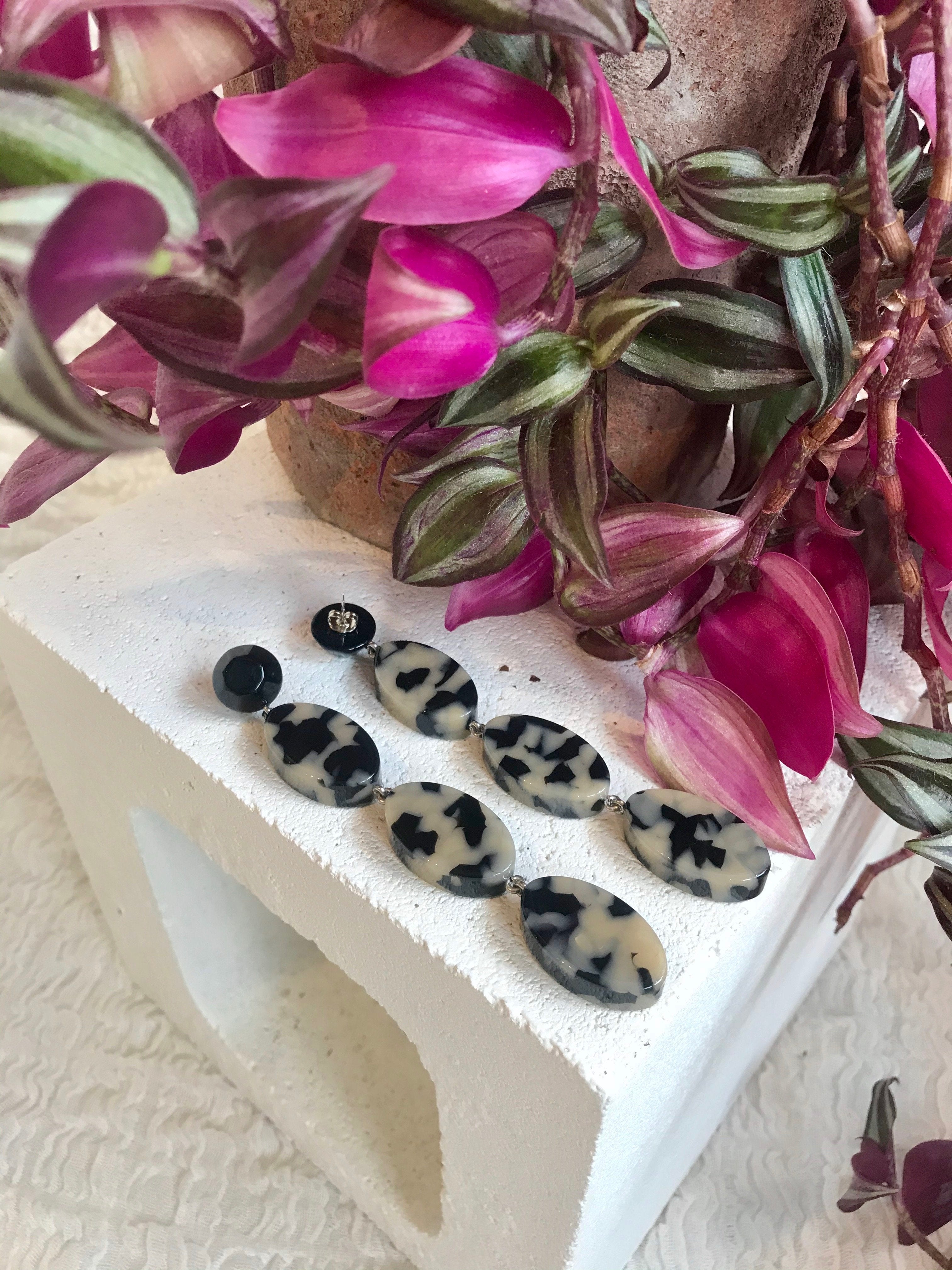 Rachel Comey Bond Earrings / Dalmation