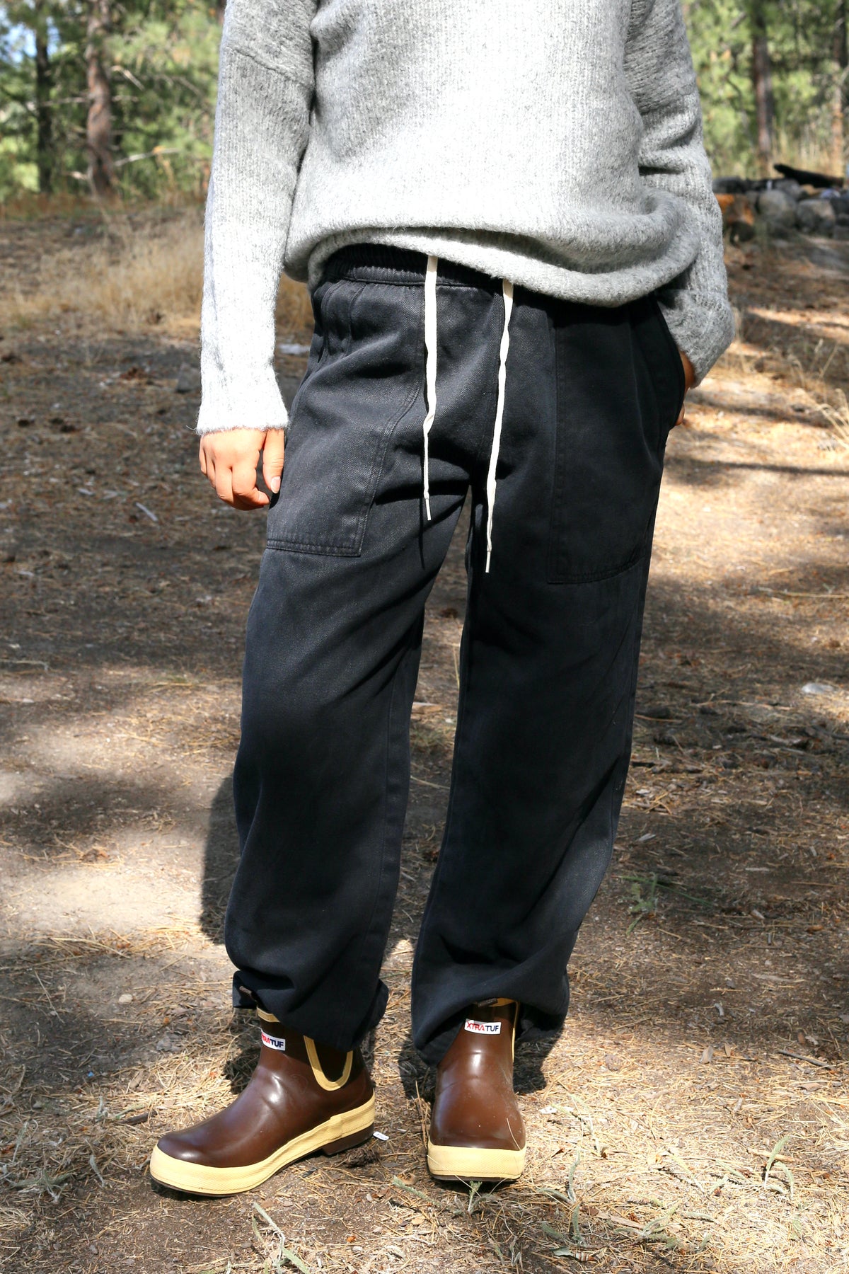 Jungmaven Ocean Drawcord Pant / Black