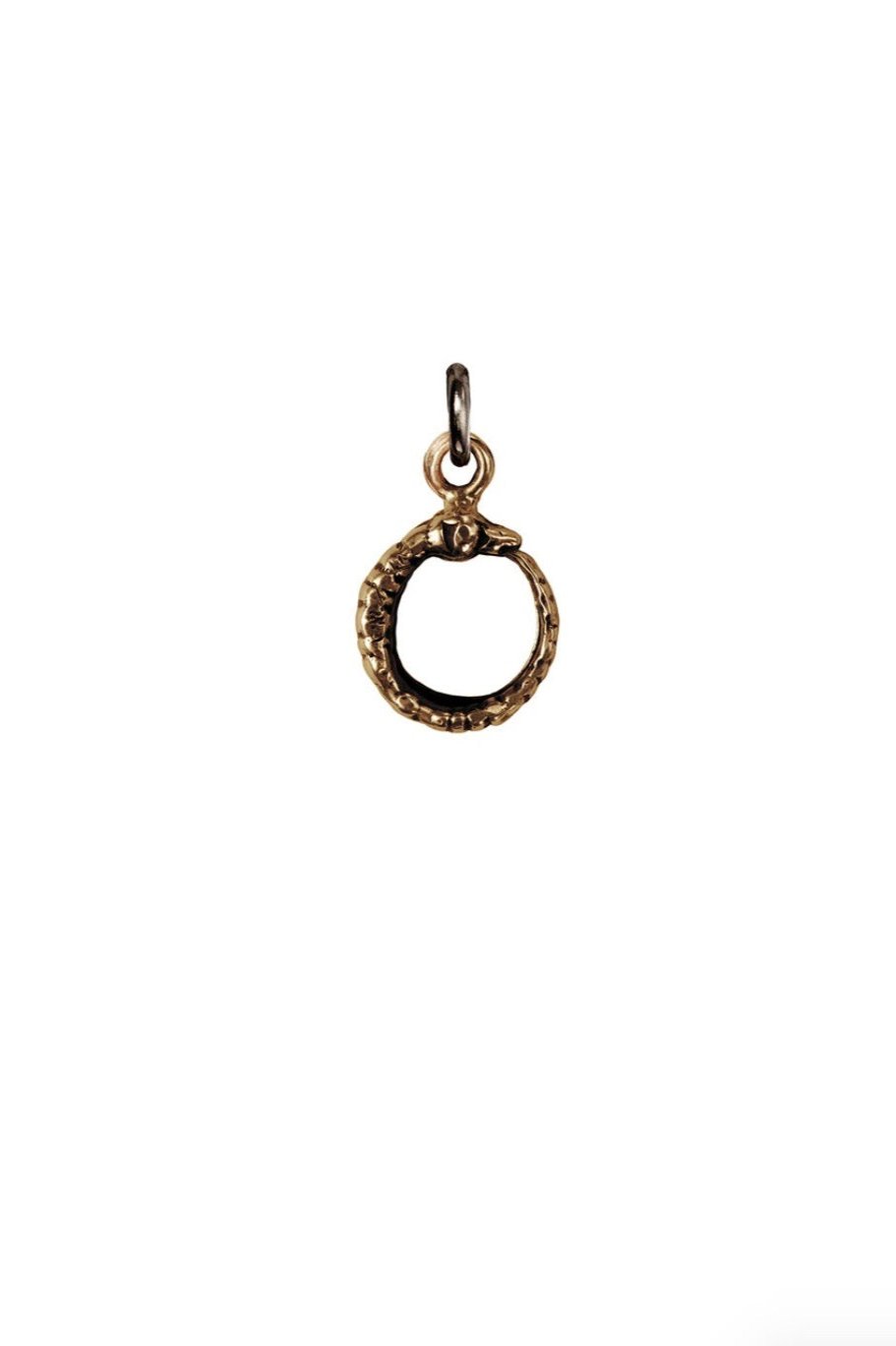 pyrrha Ouroboros Symbol Charm / Bronze or Silver