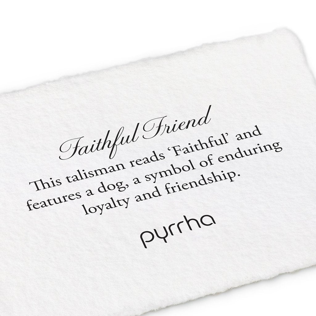 Pyrrha Faithful Friendship Talisman / Silver