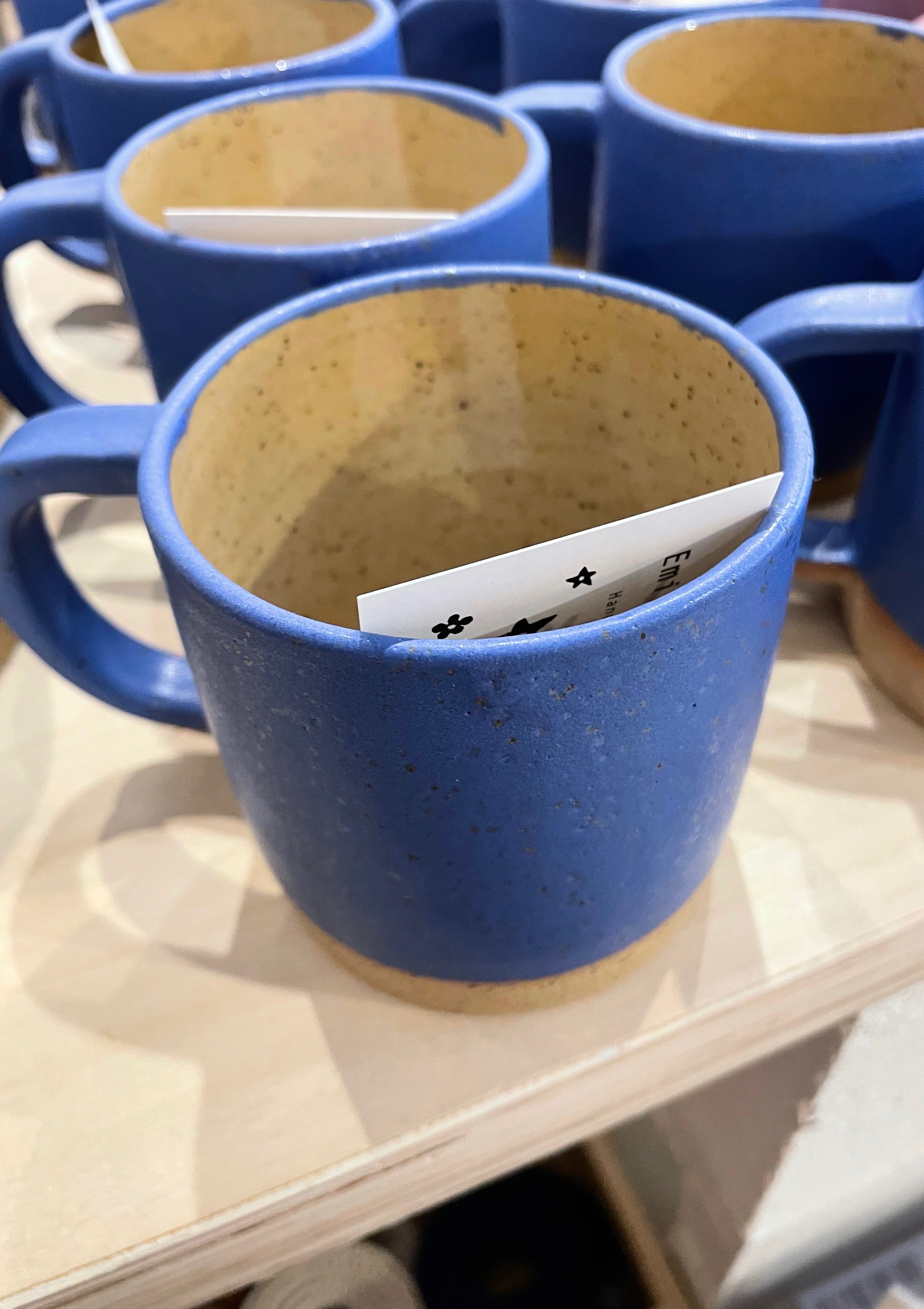 Emily Walmsley Ceramics Medium Mug Speckled / Blue
